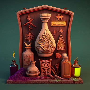 3D модель Уроки гри AlchemyPotions (STL)